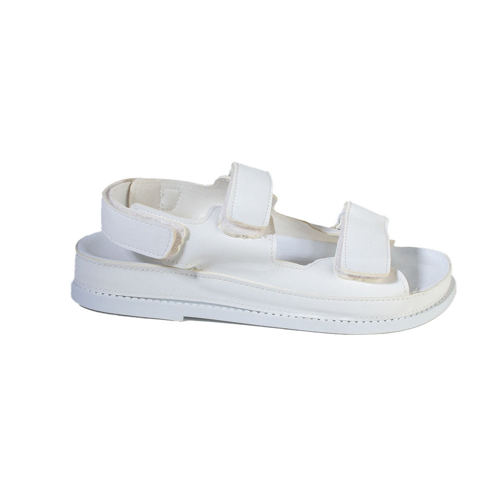Turkish Women White Leather Sandal #2070