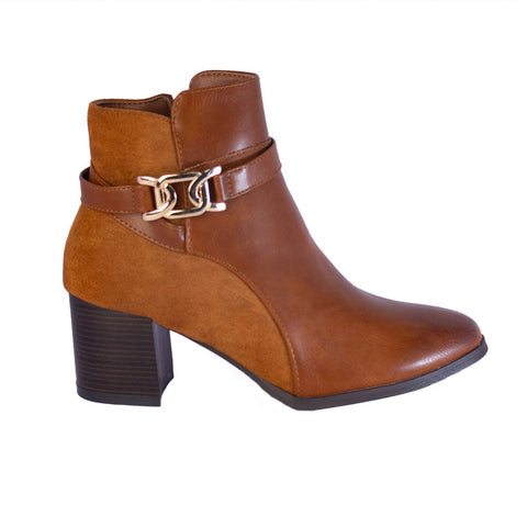 Europeon Union Women Havan Leather Half Boot #2224
