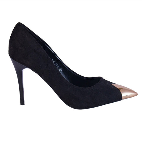 Europeon Union Women Black Vernis Leather Shoes #2245