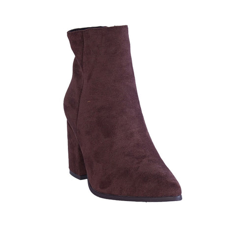 Europeon Union Women Brown Chamois Half Boot #2310