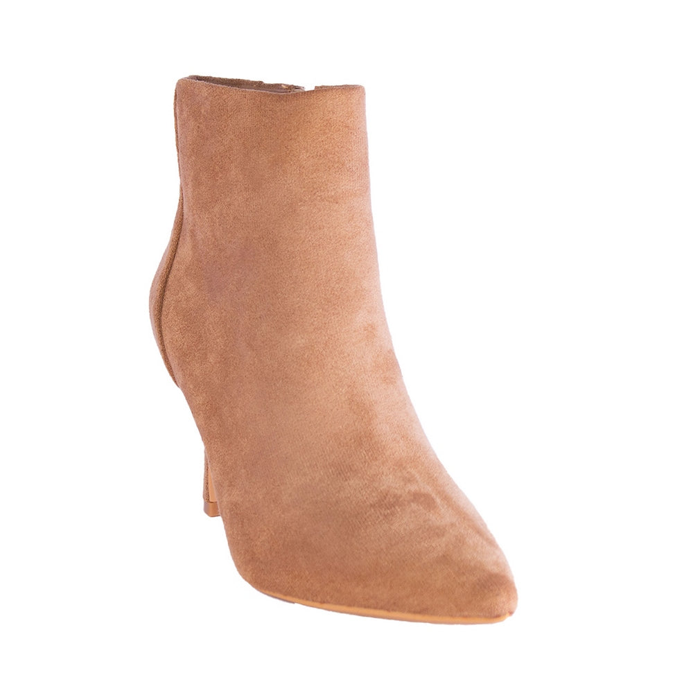 Europeon Union Women Beige Chamois Half Boot #2329