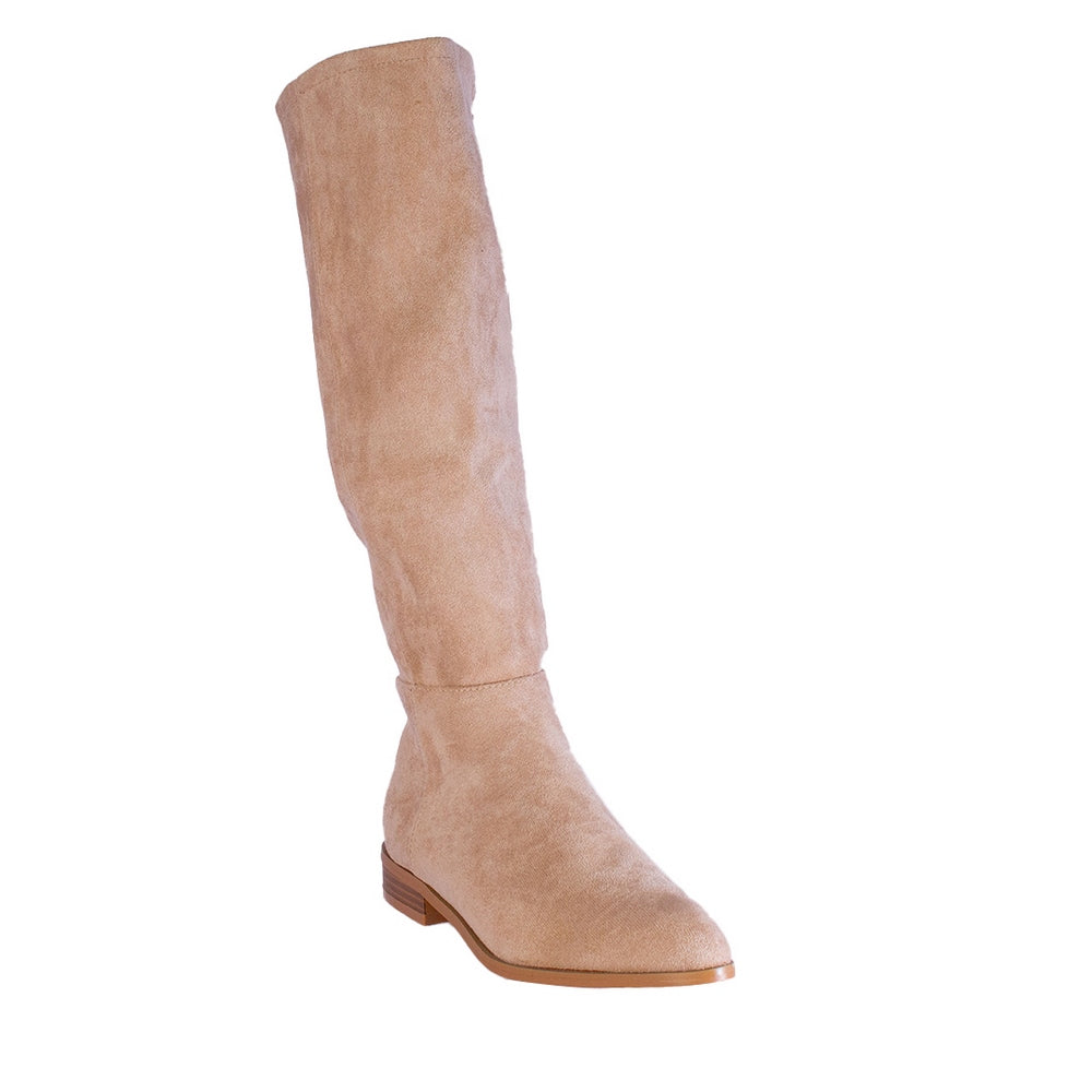 Europeon Union Women Beige Chamois Boots #2349