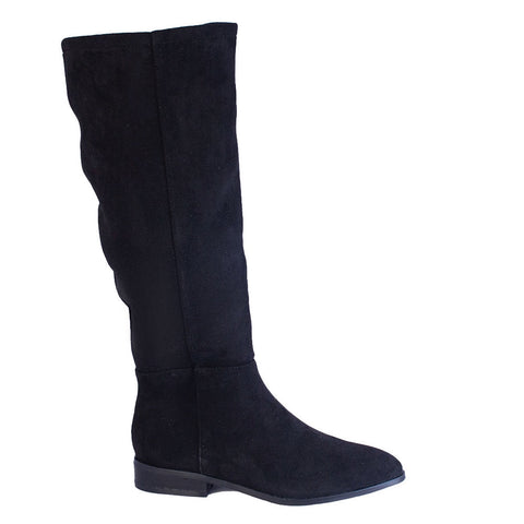 Europeon Union Women Black Chamois Boots #2351