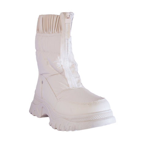 Europeon Union Women Beige Water Proof Half Boot #2419