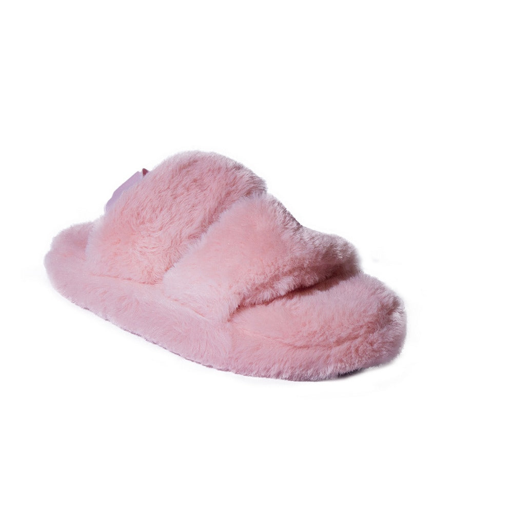 Europeon Union Women Fuchia Fur Slipper #2450