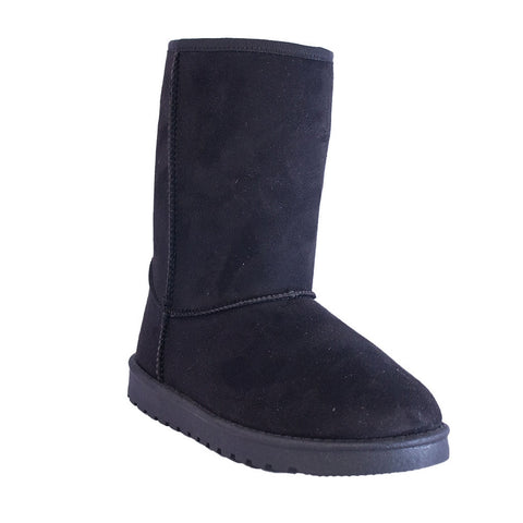 Europeon Union Women Black Chamois Half Boot #2461