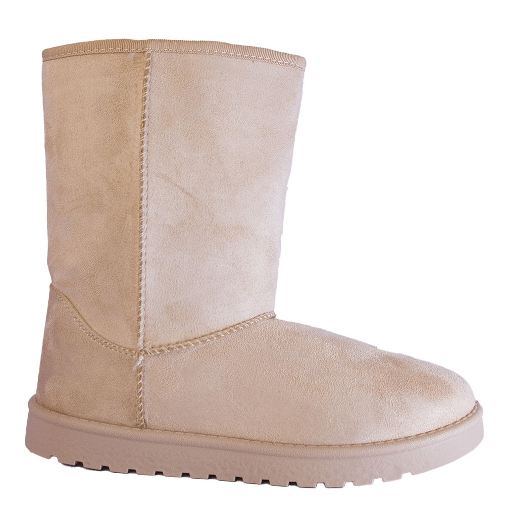 Europeon Union Women Beige Chamois Half Boot #2462