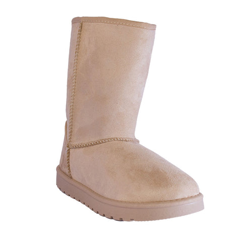 Europeon Union Women Beige Chamois Half Boot #2462