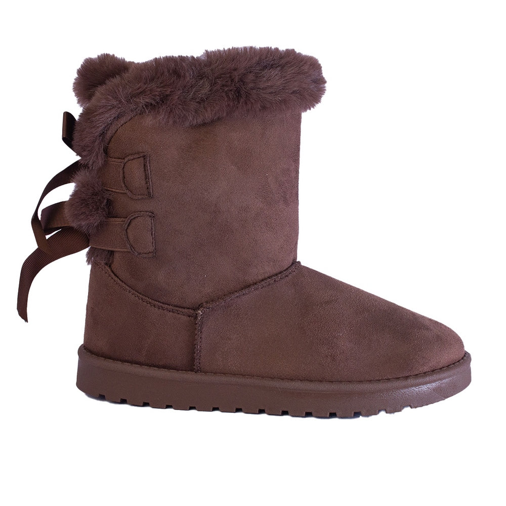 Europeon Union Women Brown Chamois Half Boot #2473