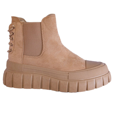 Europeon Union Women Cafe Chamois Half Boot #2523