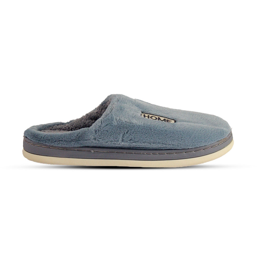 Europeon Union Women Blue Fur Winter Slipper #2551
