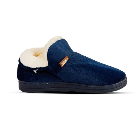 Europeon Union Women Dark Blue Fur Winter Slipper #2553