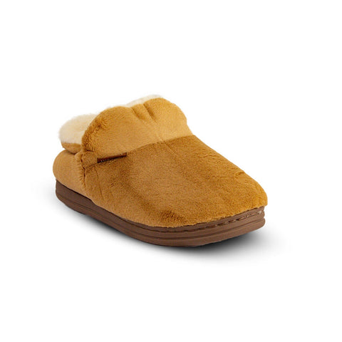 Europeon Union Women Beige Fur Winter Slipper #2555