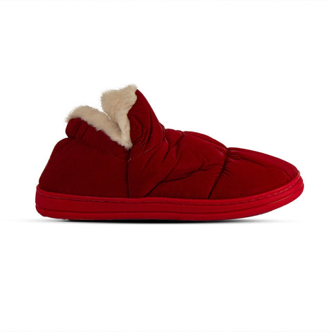 Europeon Union Women Red Fur Winter Slipper #2562