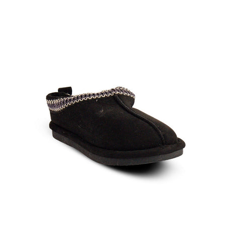 Europeon Union Women Black Fur Winter Slipper #2578