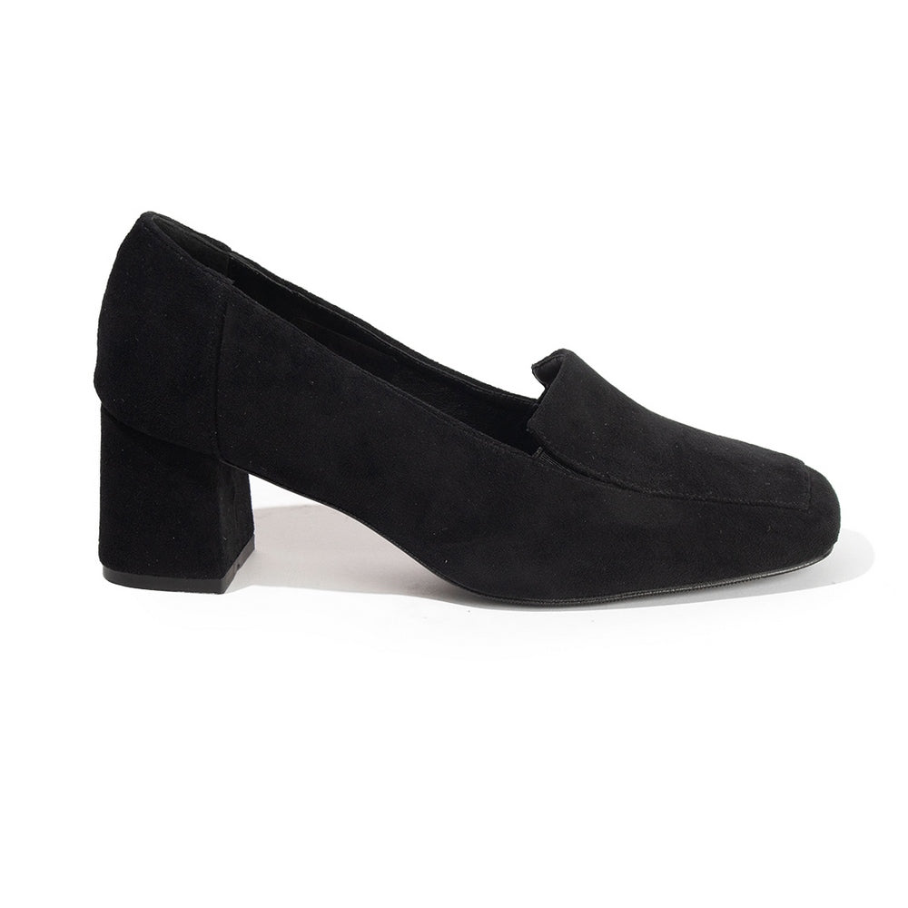 Women Black Chamois Shoes #2604