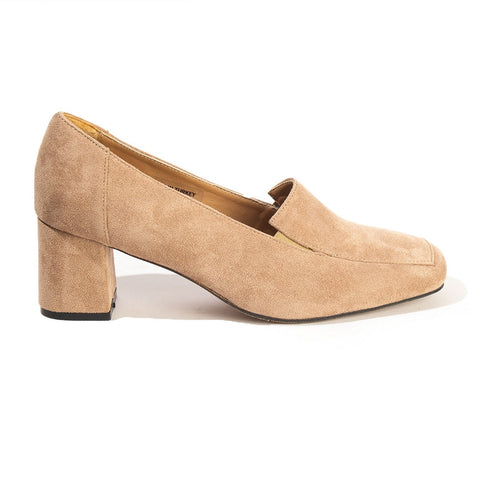Women Beige Chamois Shoes #2605