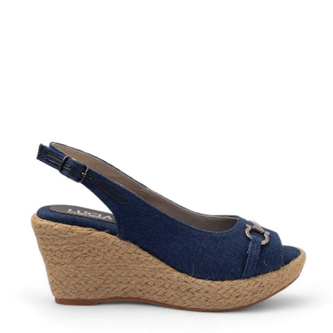 Women Dark Blue Jeans Sandal #2745