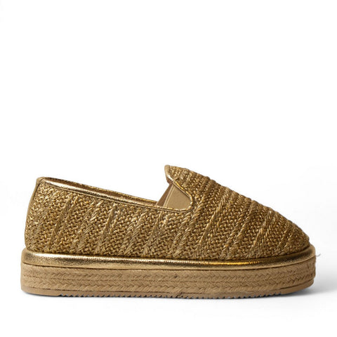 Women Gold KHESH Espadrilles #3020