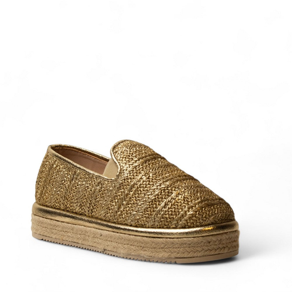 Women Gold KHESH Espadrilles #3020