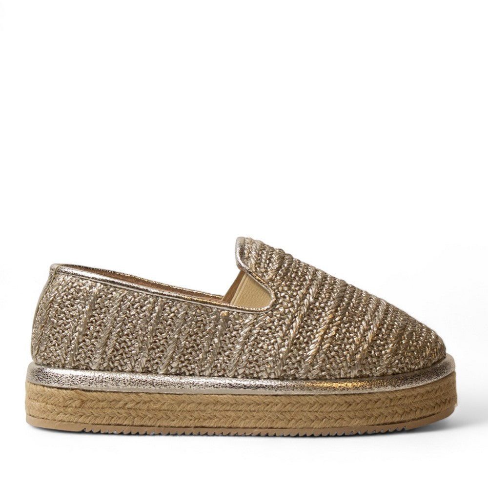 Women Silver KHESH Espadrilles #3021