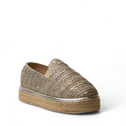 Women Silver KHESH Espadrilles #3021