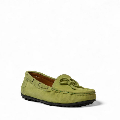 Women Green Chamois Espadrilles #3056