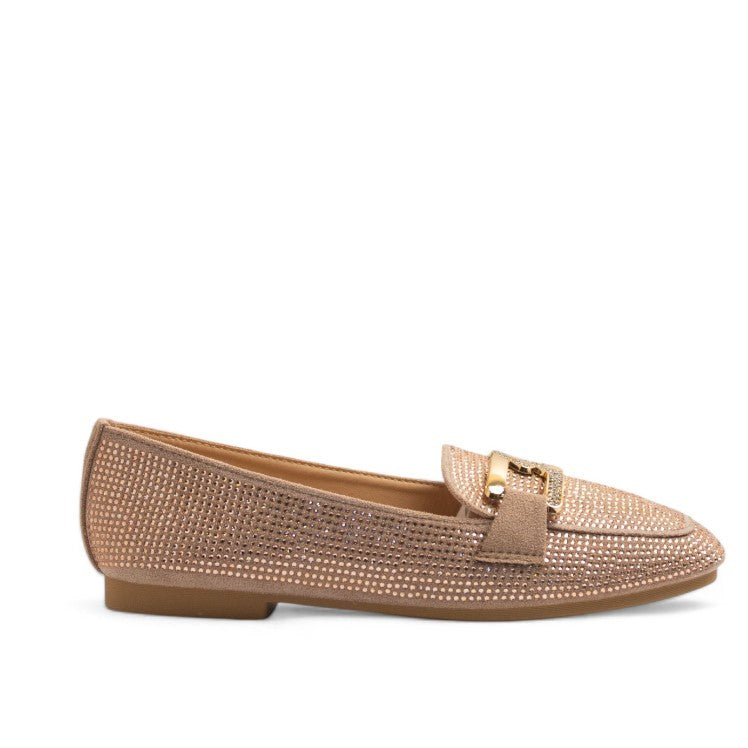 Europeon Union Women Rose Glitter Shoes #3174