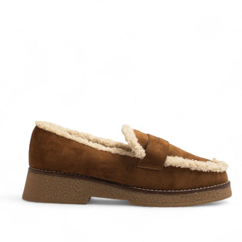 Europeon Union Women Brown Chamois Shoes #3245
