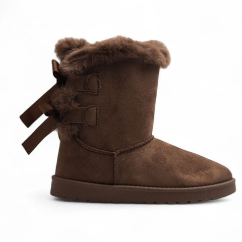 Europeon Union Women Brown Chamois Half Boot #3266