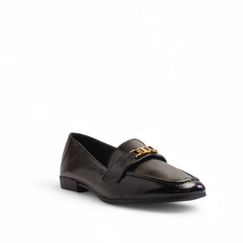 Europeon Union Women Black Vernis Leather Shoes #3312