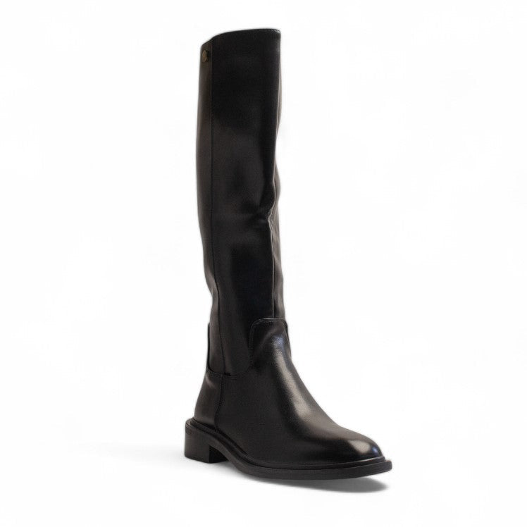 Europeon Union Women Black Leather Boot #3385