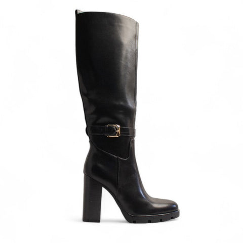 Europeon Union Women Black Leather Boot #3430