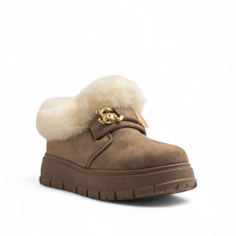 Europeon Union Women Cafe Chamois Shoes #3499