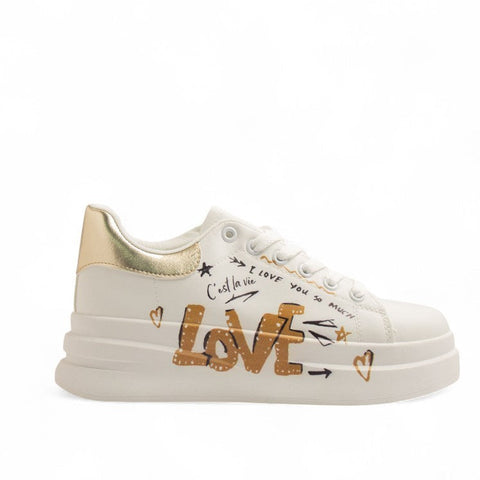 Europeon Union Women white Leather Shoes #3548