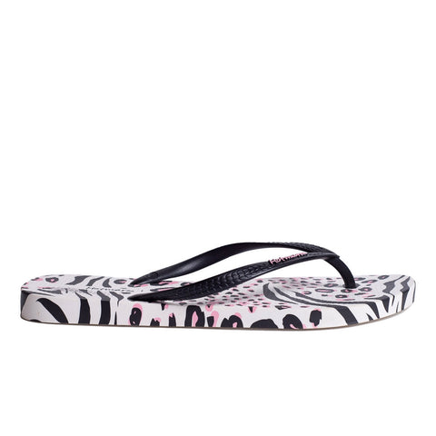 Women Black Plastic Slipper #0411
