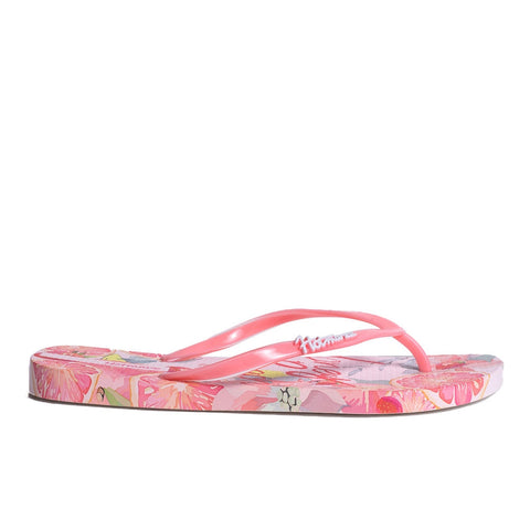 Women Fuchia Plastic Slipper #0417
