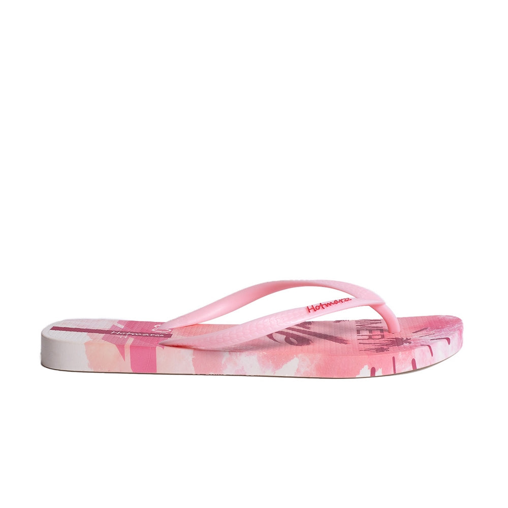 Women Pink Plastic Slipper #0422