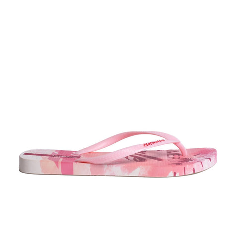 Women Pink Plastic Slipper #0422