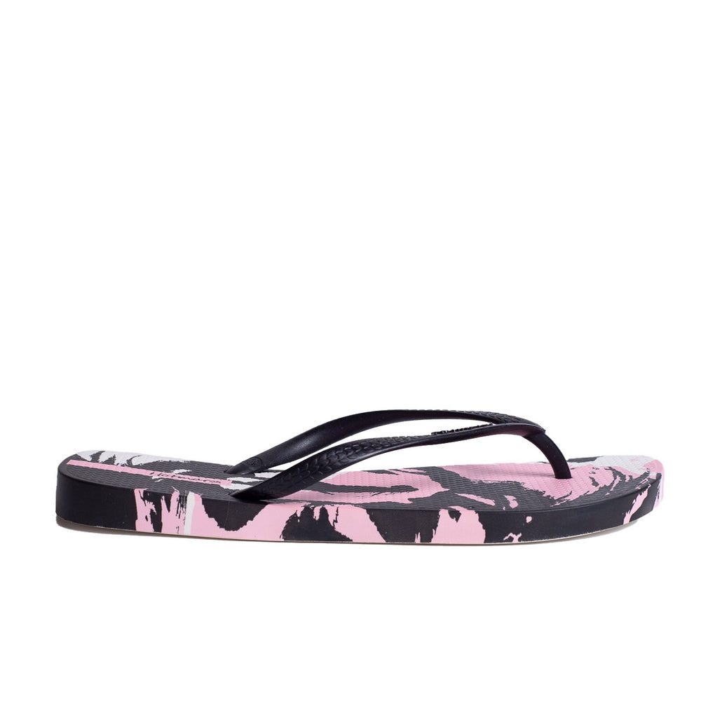 Women Black Plastic Slipper #0423
