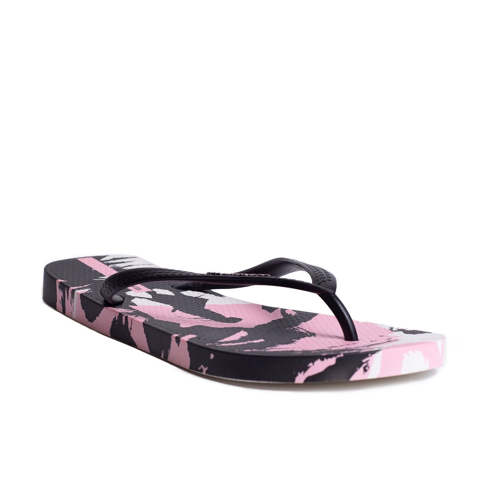 Women Black Plastic Slipper #0423