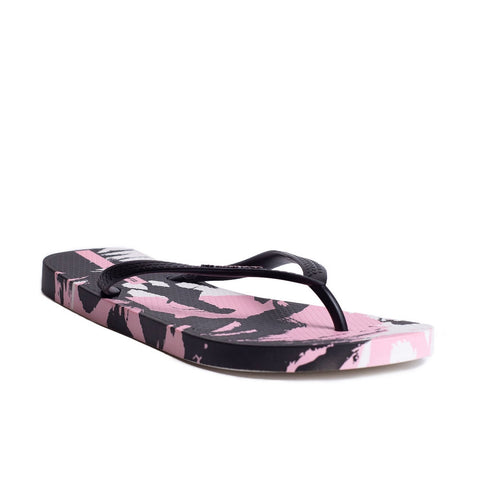 Women Black Plastic Slipper #0423