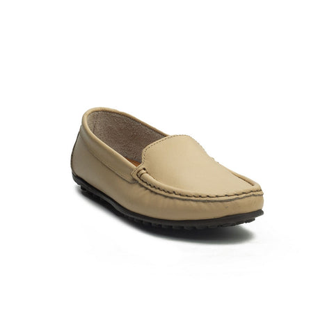 Turkish Women Beige Leather Espadrilles #0791