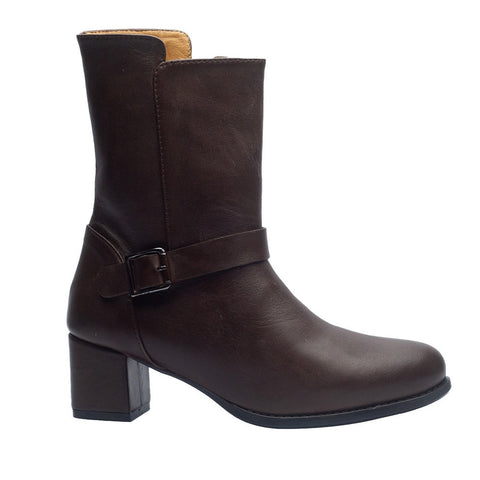 Women Havan Leather Half Boot #0906