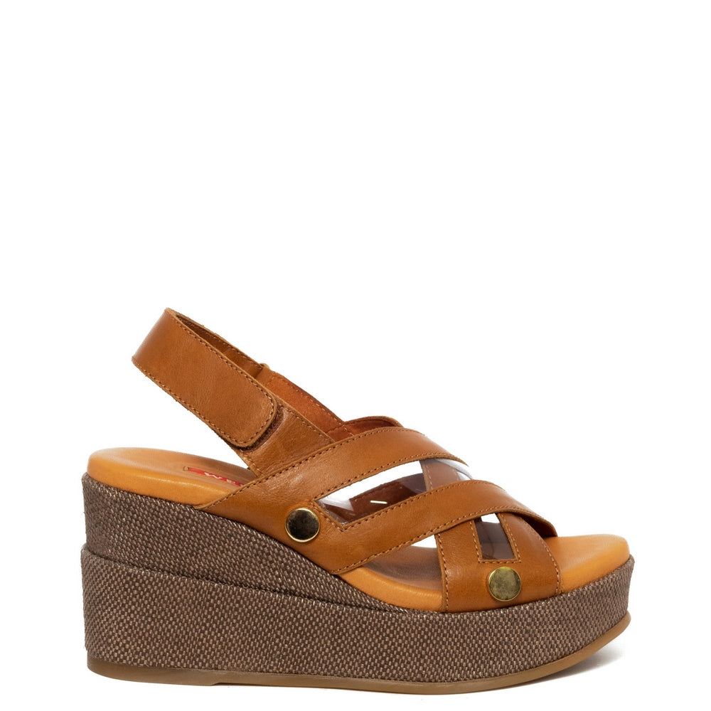 Spanish Women Havan Leather Wedges #9487