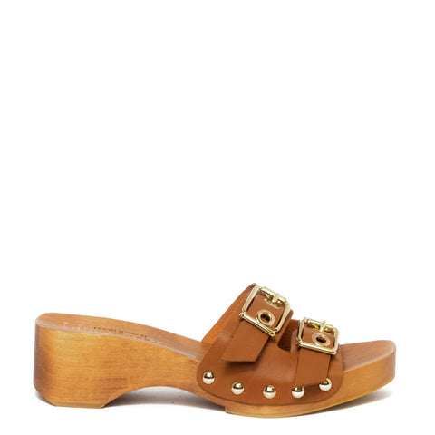 Spanish Women Havan Leather Slipper #9517