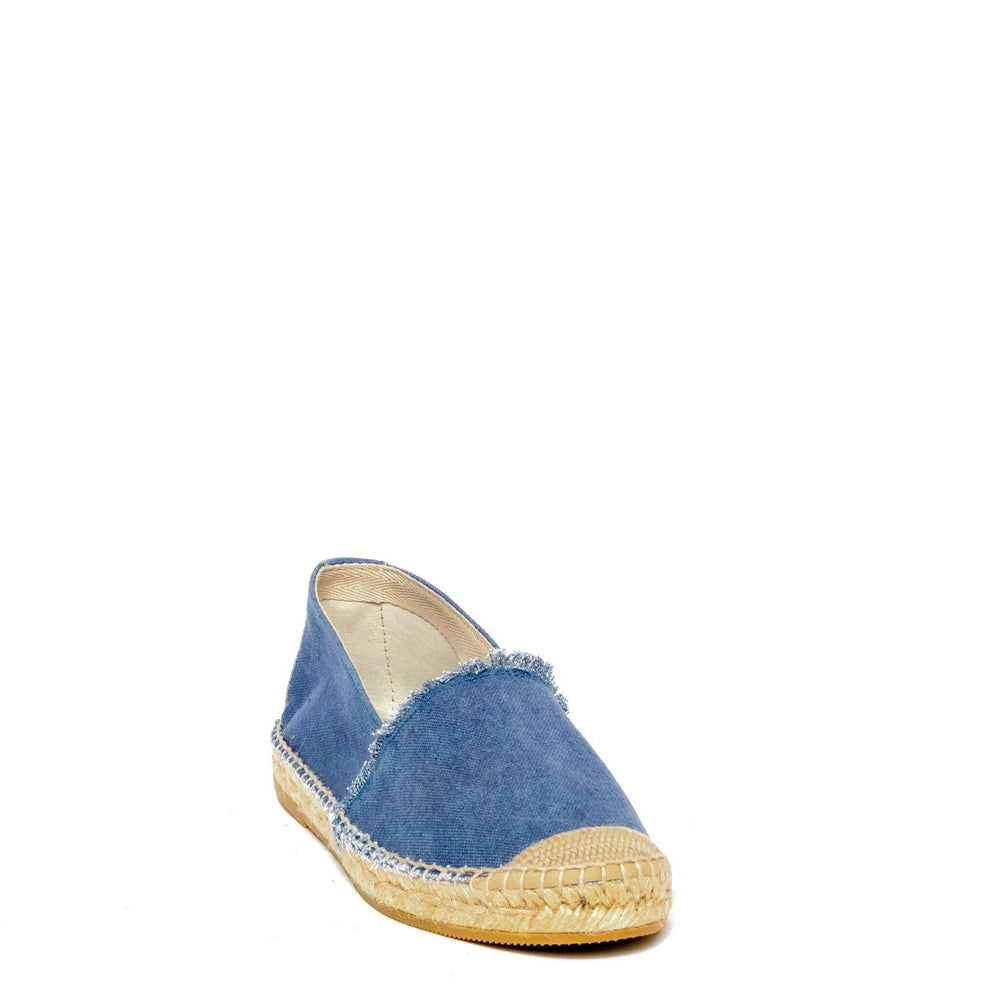 Spanish Women Blue Cloth Espadrilles #9603