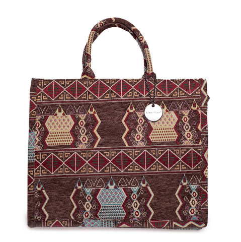 Italian Women MixColorss Cloth HandBag #1271