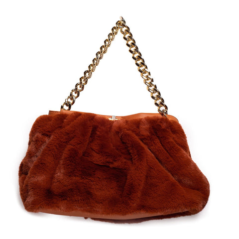 Italian Women Havan Fur HandBag #1274