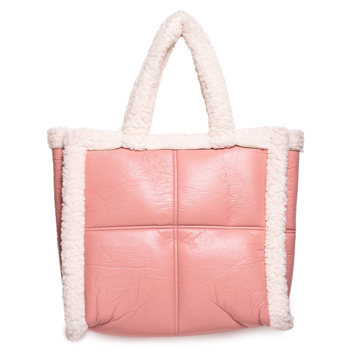 Italian Women Pink Leather HandBag #1285